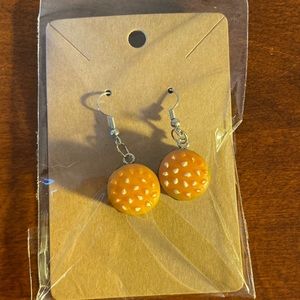 Hamburger earrings